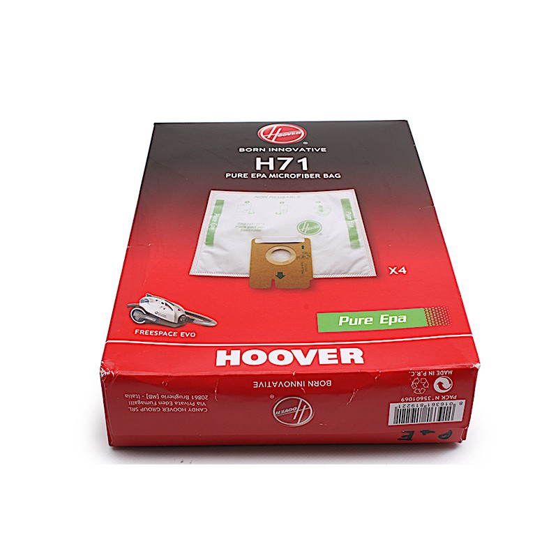Sacs H71 pour aspirateur Hoover - 35601069 - 1001pièces.com